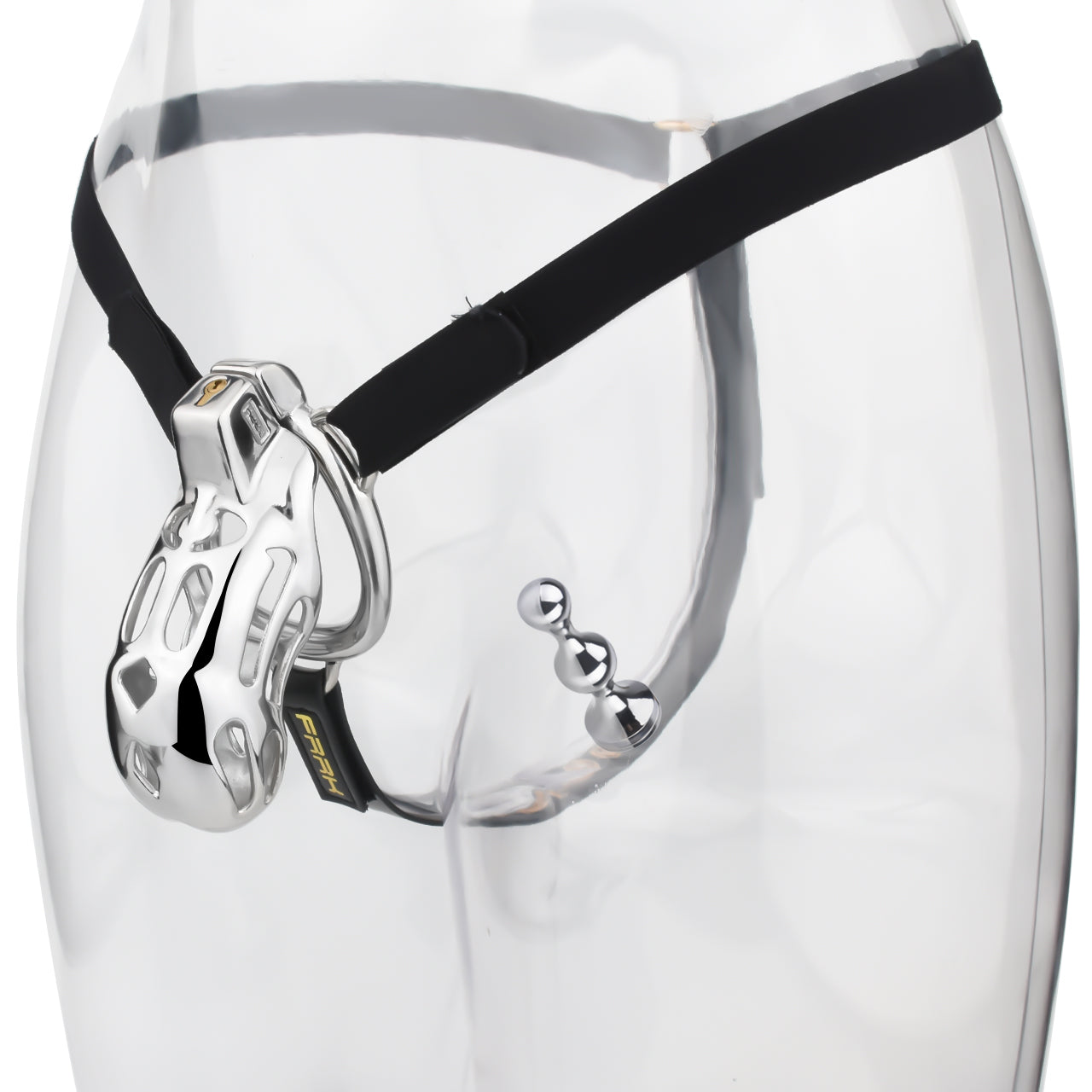 Premium Chastity Cage With Belt- Large Size | F3184L