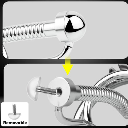 Rapier Chastity Cage with Urethral Tube | F3238
