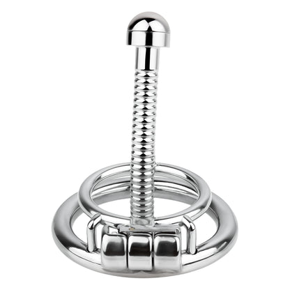 Rapier Chastity Cage with Urethral Tube | F3238