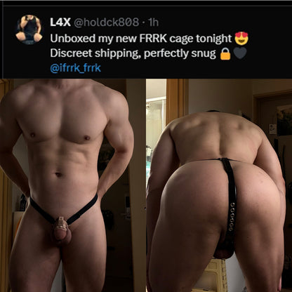 Realistic Penis Shape Male Chastity Cage | F203