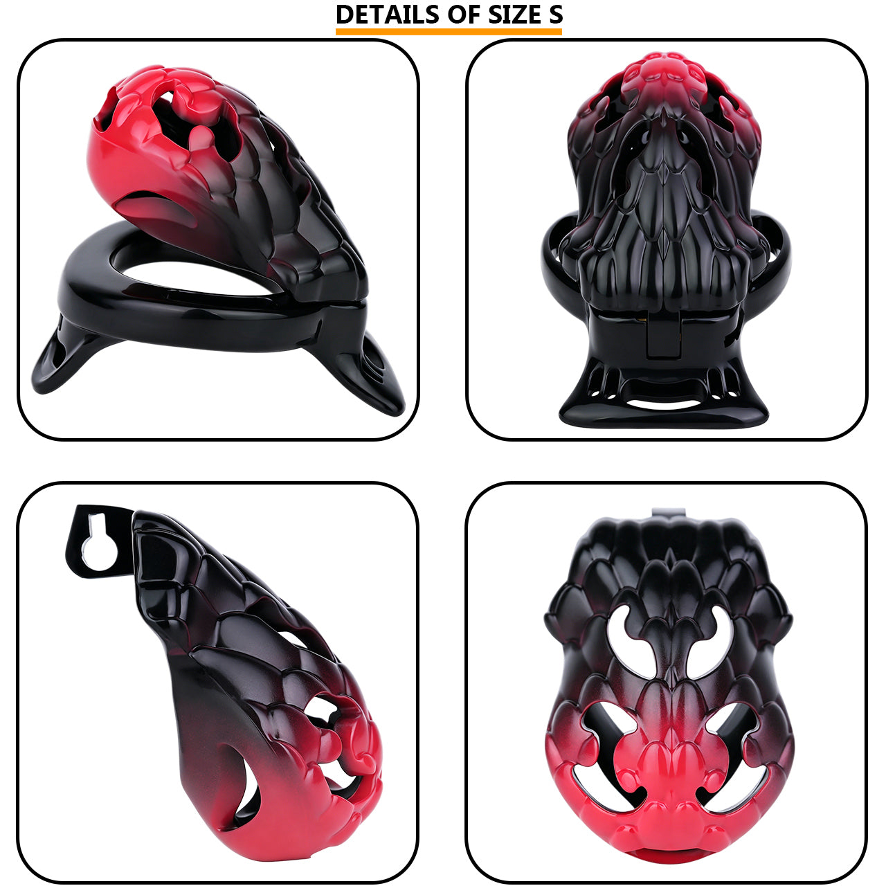Serpent Queen Chastity Cage | F297