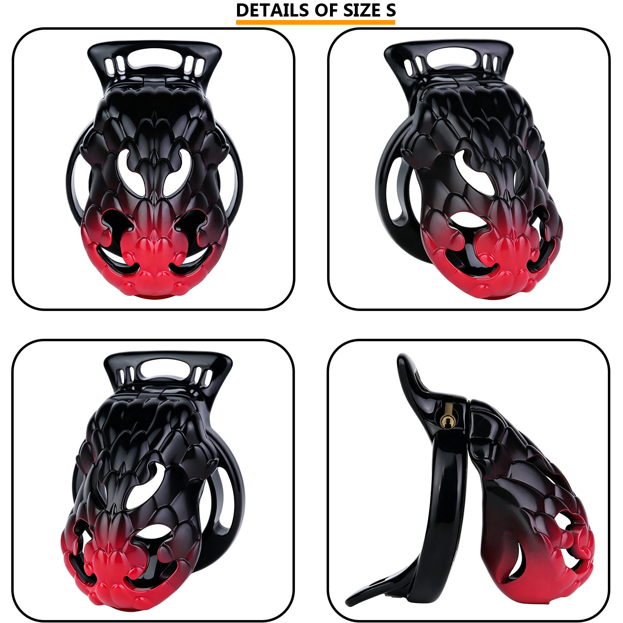 Serpent Queen Chastity Cage | F297