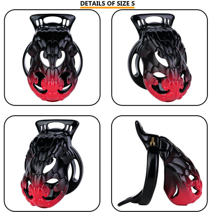Serpent Queen Chastity Cage | F297
