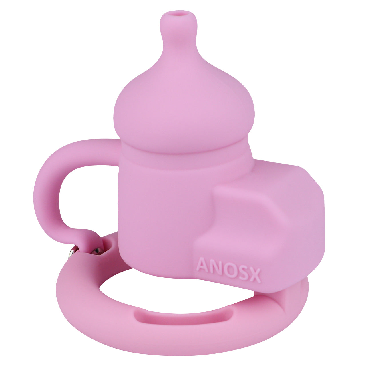 Silicone Baby Bottle Starter Chastity Cage