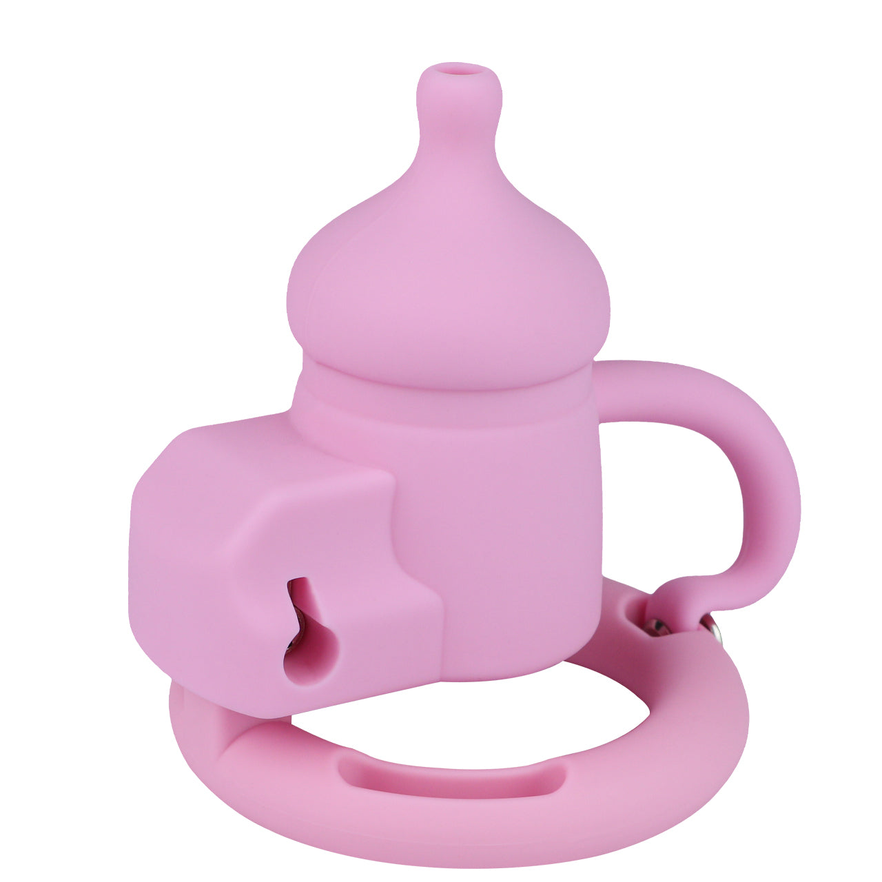 Silicone Baby Bottle Starter Chastity Cage