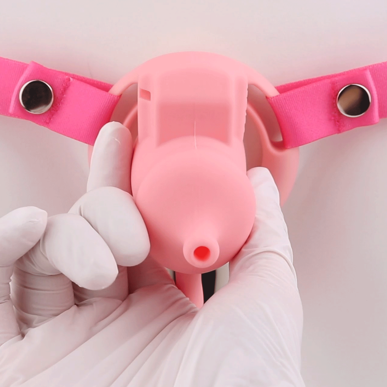 Silicone Baby Bottle Starter Chastity Cage