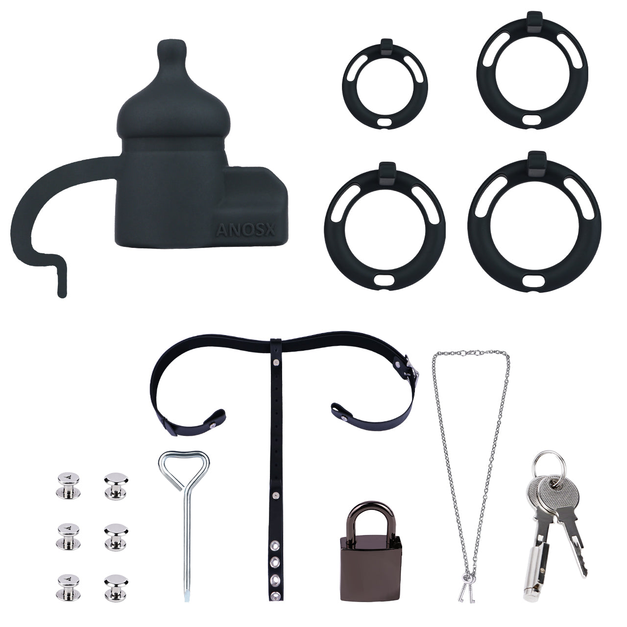 Silicone Baby Bottle Starter Chastity Cage