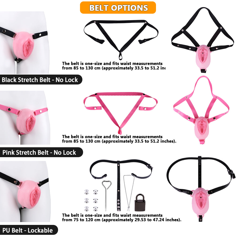 Sissy Feminization Pussy Panties