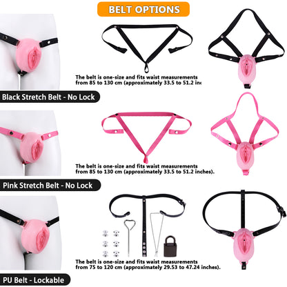 Sissy Feminization Pussy Panties