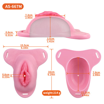 Sissy Feminization Pussy Panties - Maxi Size | AS667M
