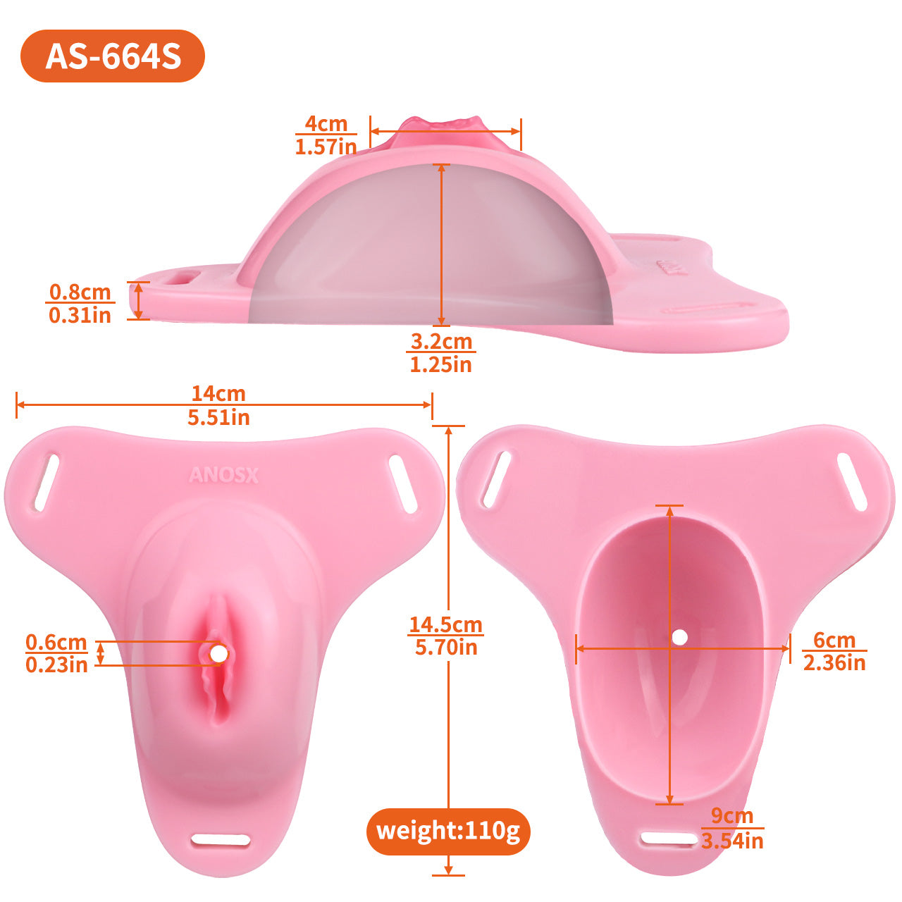Sissy Feminization Pussy Panties - Standard Size