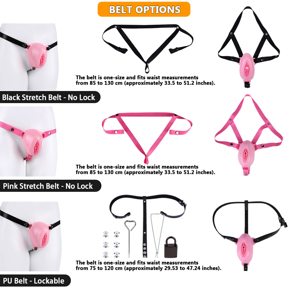 Sissy Feminization Pussy Panties