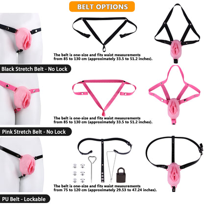 Sissy Feminization Pussy Panties