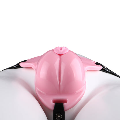 Sissy Feminization Pussy Panties with Pussy Silicone Catheter - Maxi Size
