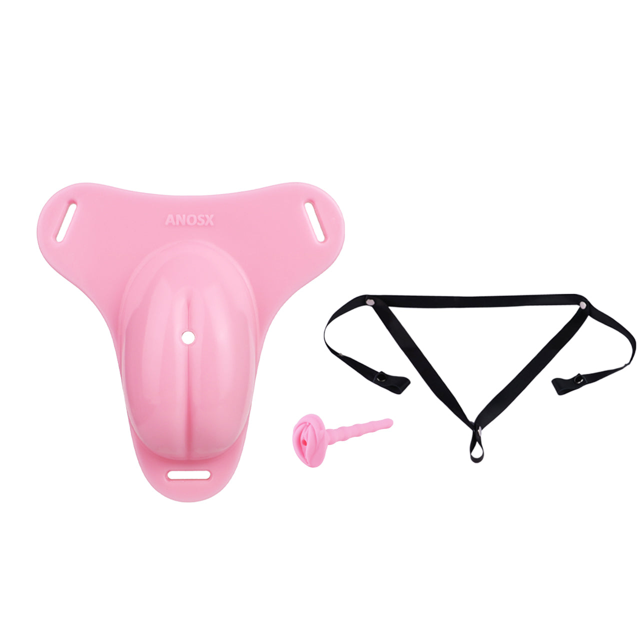 Sissy Feminization Pussy Panties with Pussy Silicone Catheter - Standard Size | AS665S
