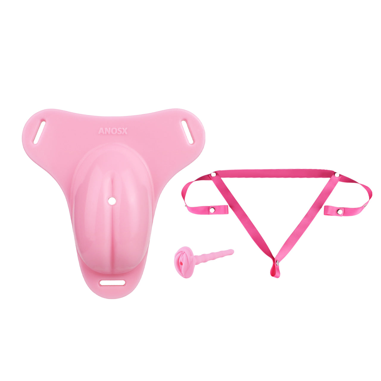 Sissy Feminization Pussy Panties with Pussy Silicone Catheter - Standard Size | AS665S