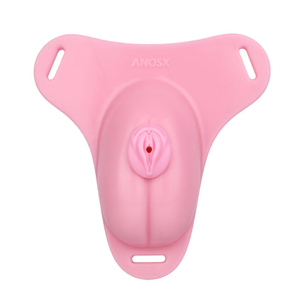 Sissy Feminization Pussy Panties with Pussy Silicone Catheter - Standard Size | AS665S
