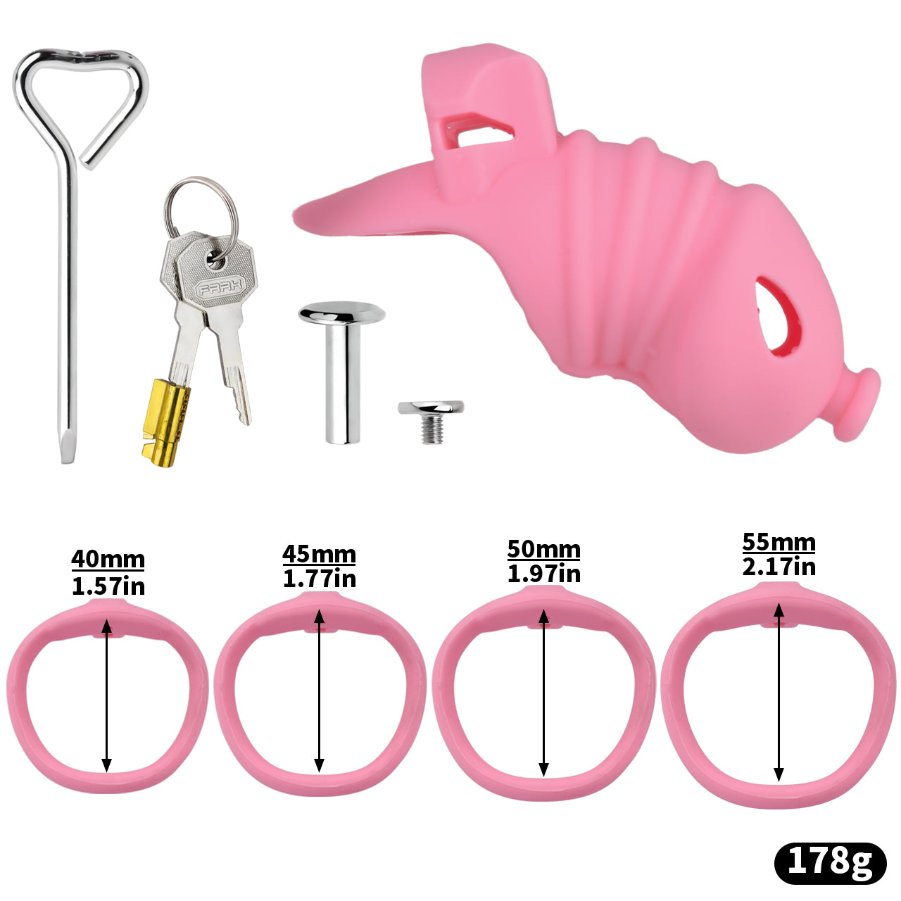 Soft Silicone Fish Chastity Cage | F3248