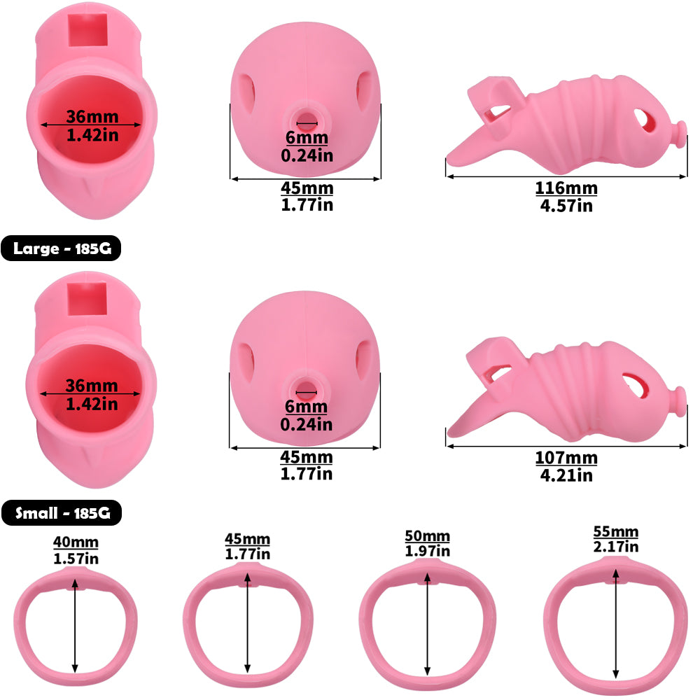 Soft Silicone Fish Chastity Cage | F3248