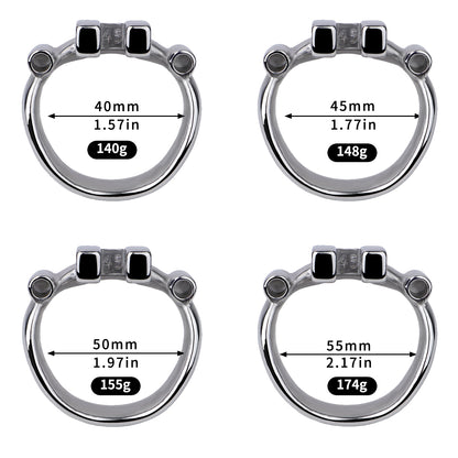 Thickened Flat Heavy Chastity Cage
