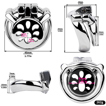 Thickened Flat Heavy Chastity Cage
