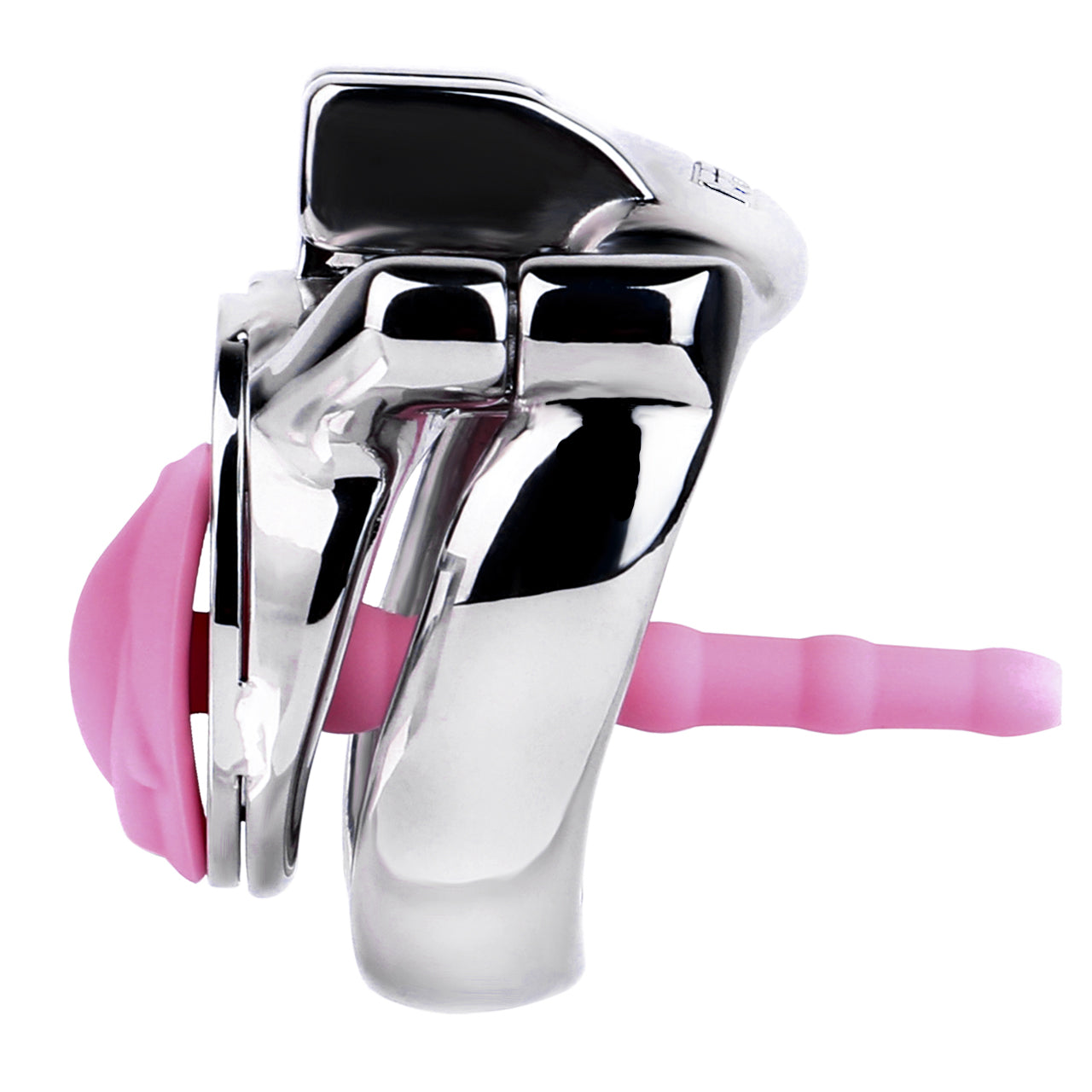 Thickened Flat Heavy Chastity Cage with Silicone Catheter