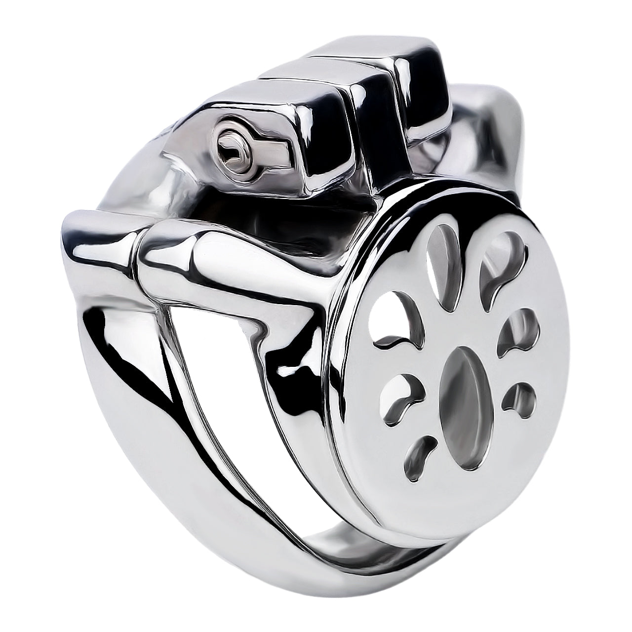 Thickened Flat Heavy Chastity Cage with Silicone Catheter