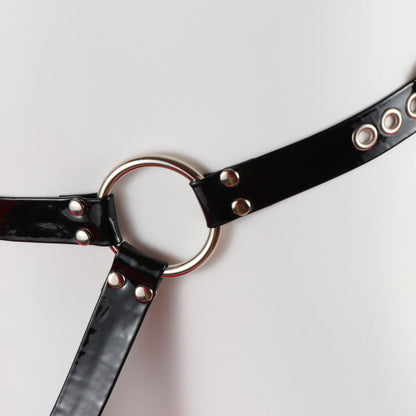 Three-Way PU Chastity Cage Belt | Belt-2