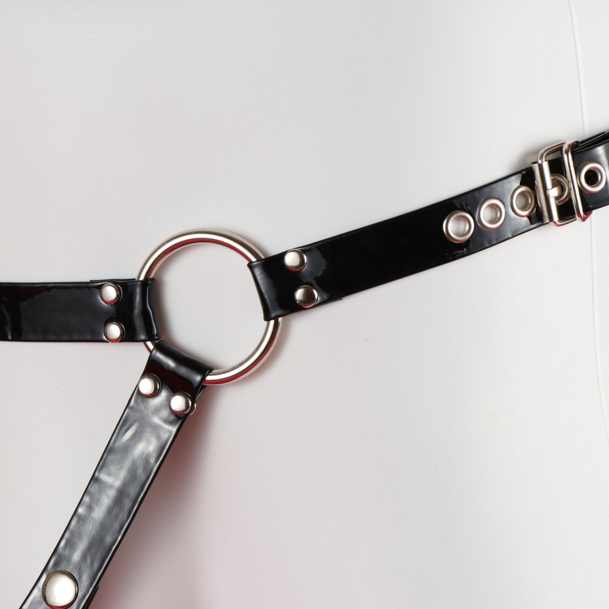Three-Way PU Chastity Cage Belt | Belt-2
