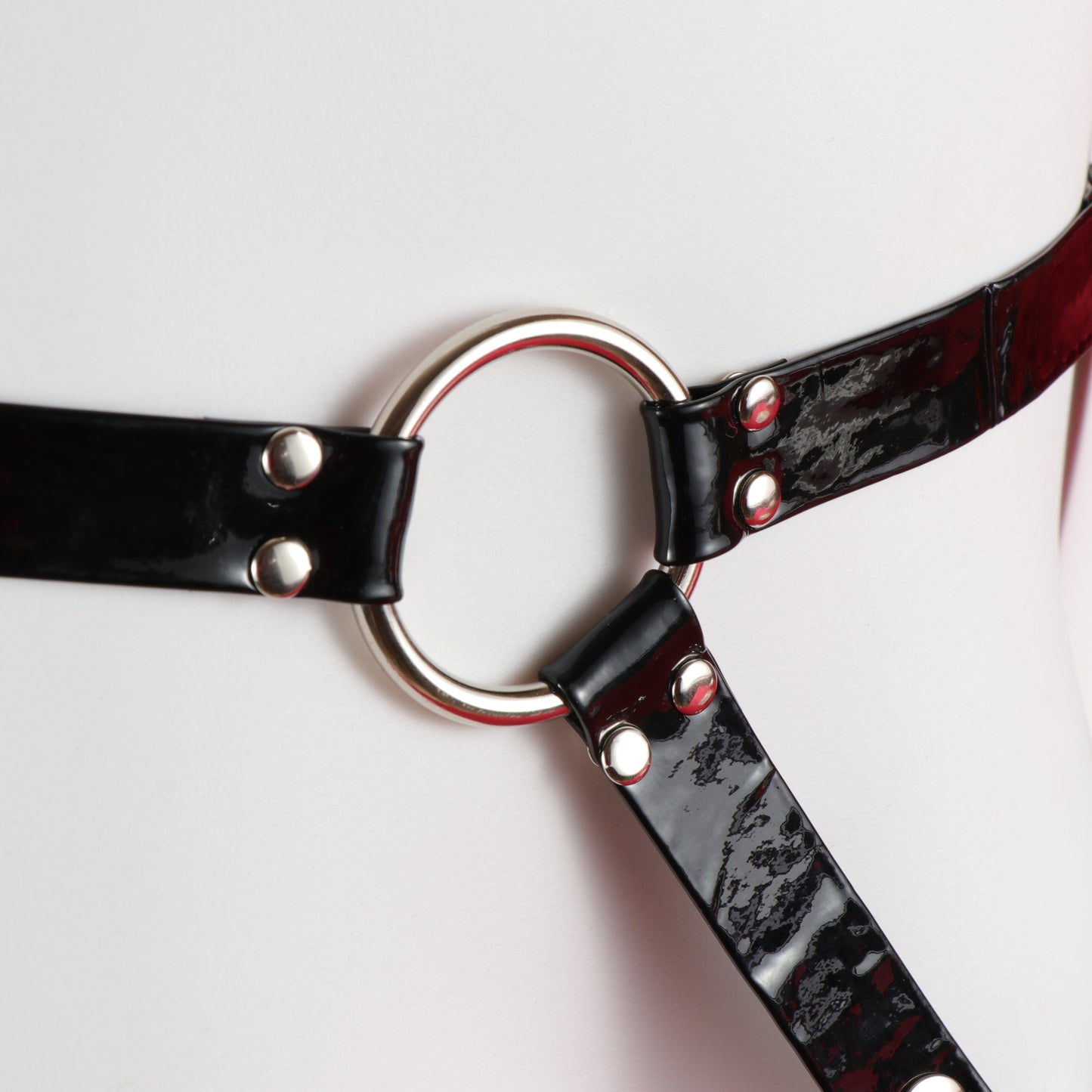 Three-Way PU Chastity Cage Belt | Belt-2