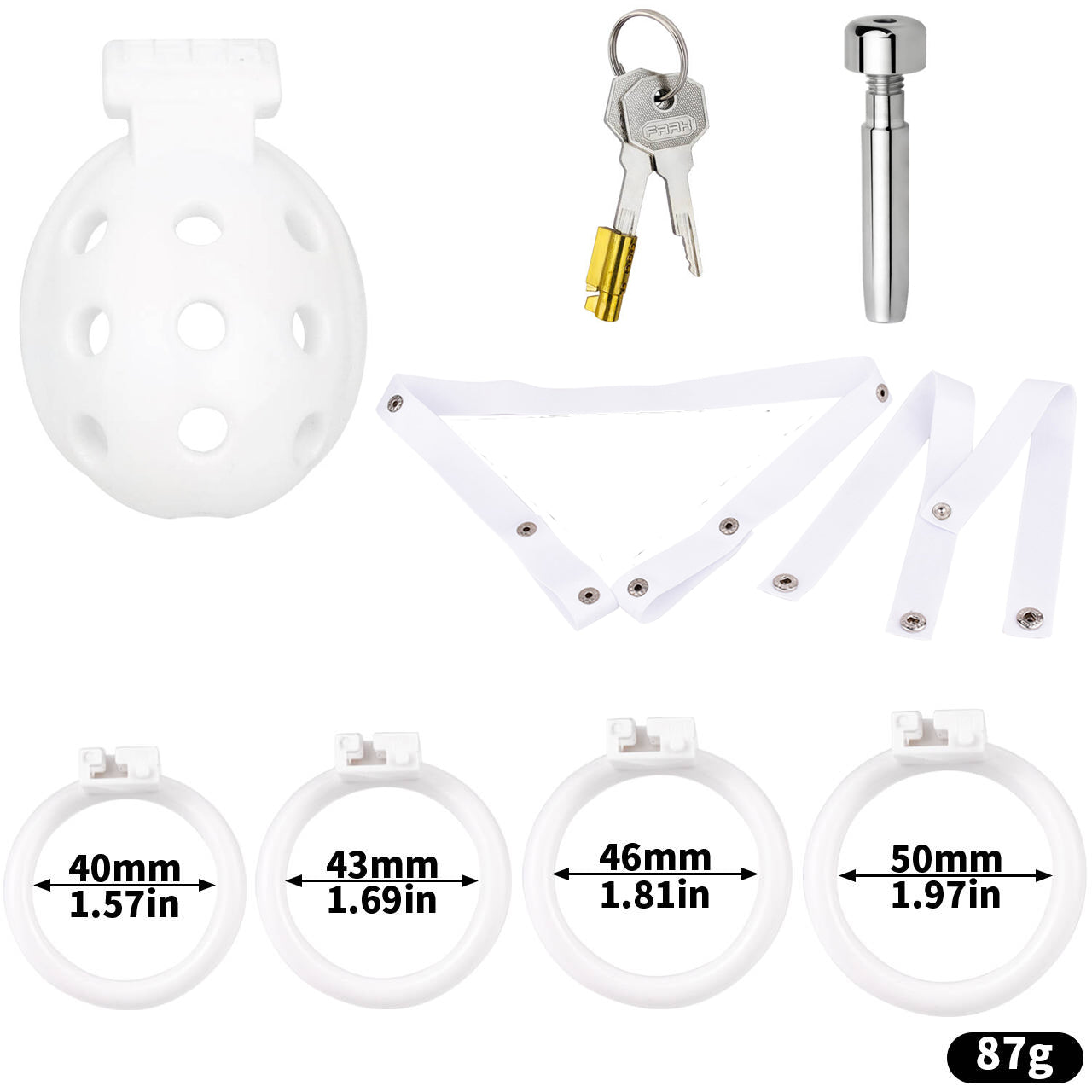 Vented Chastity Cage For Growers