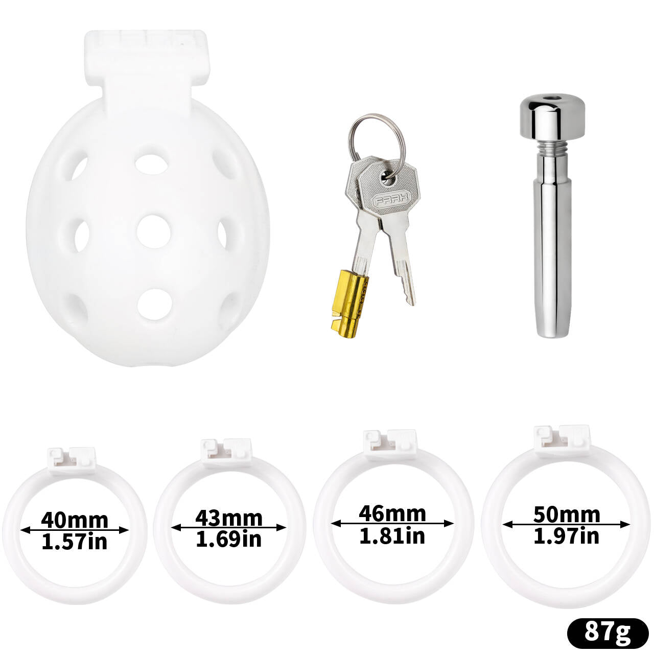 Vented Chastity Cage For Growers