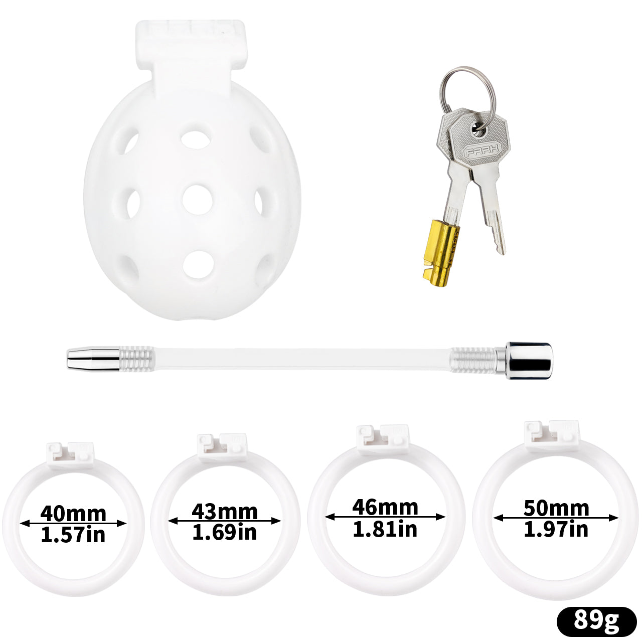 Vented Chastity Cage For Growers