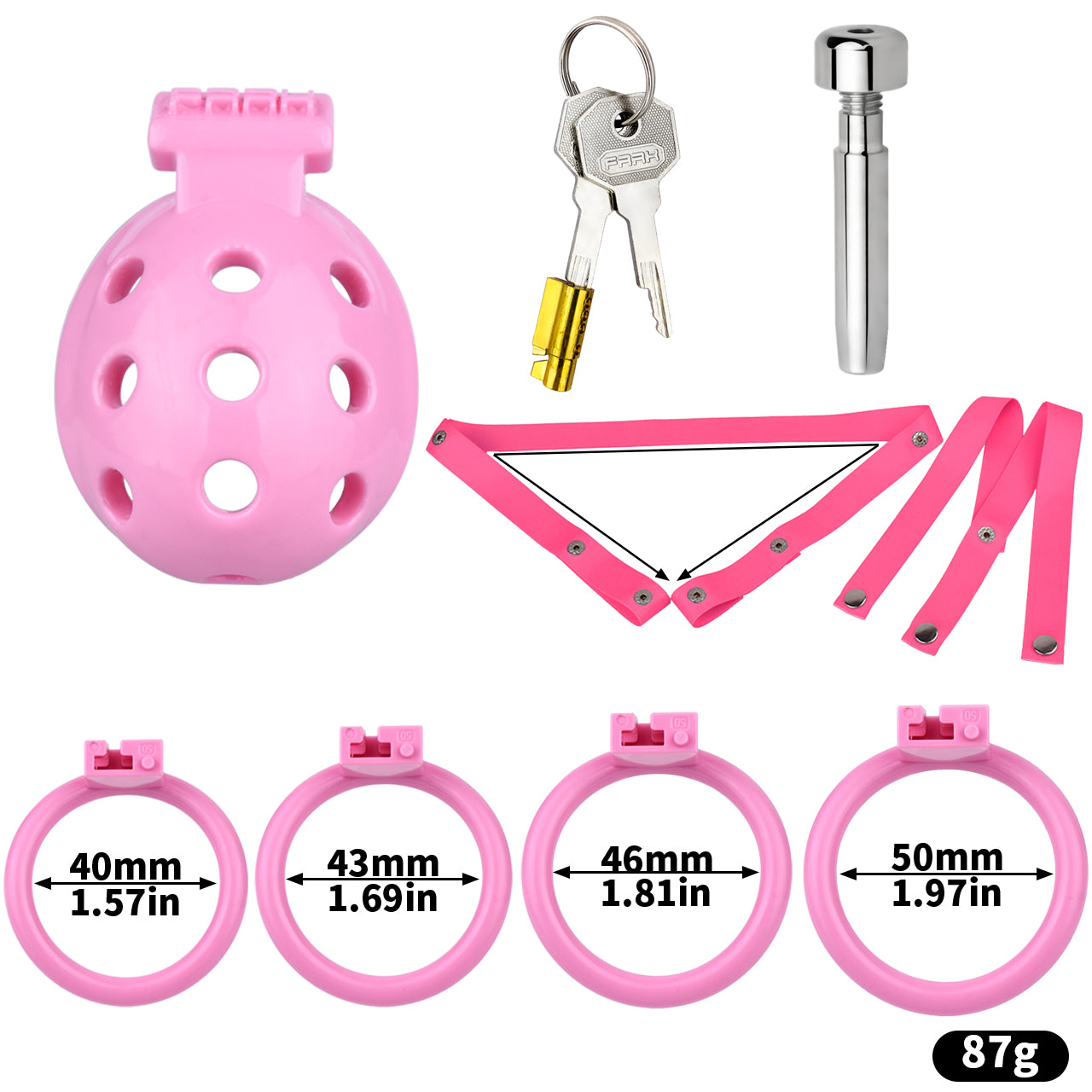 Vented Chastity Cage For Growers