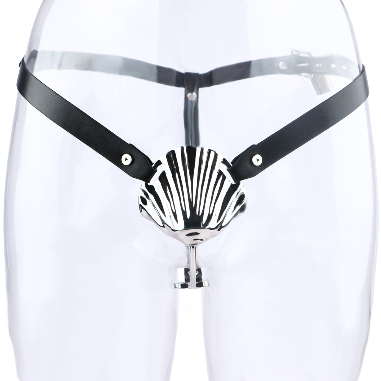 Wearable Metal Shell Invisible Chastity Cage