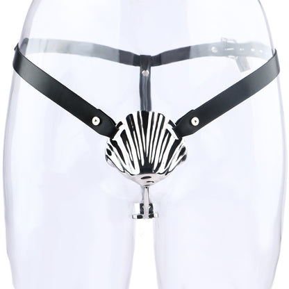 Wearable Metal Shell Invisible Chastity Cage