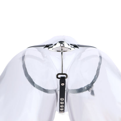 Wearable Metal Shell Invisible Chastity Cage