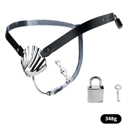 Wearable Metal Shell Invisible Chastity Cage