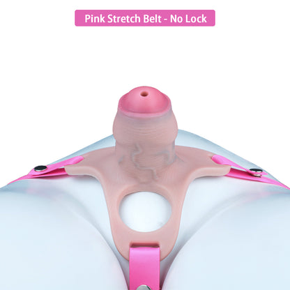Wearable Penis Male Chastity Pants - Small Size