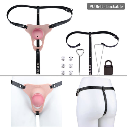 Wearable Penis Male Chastity Pants - Standard Size | AS063