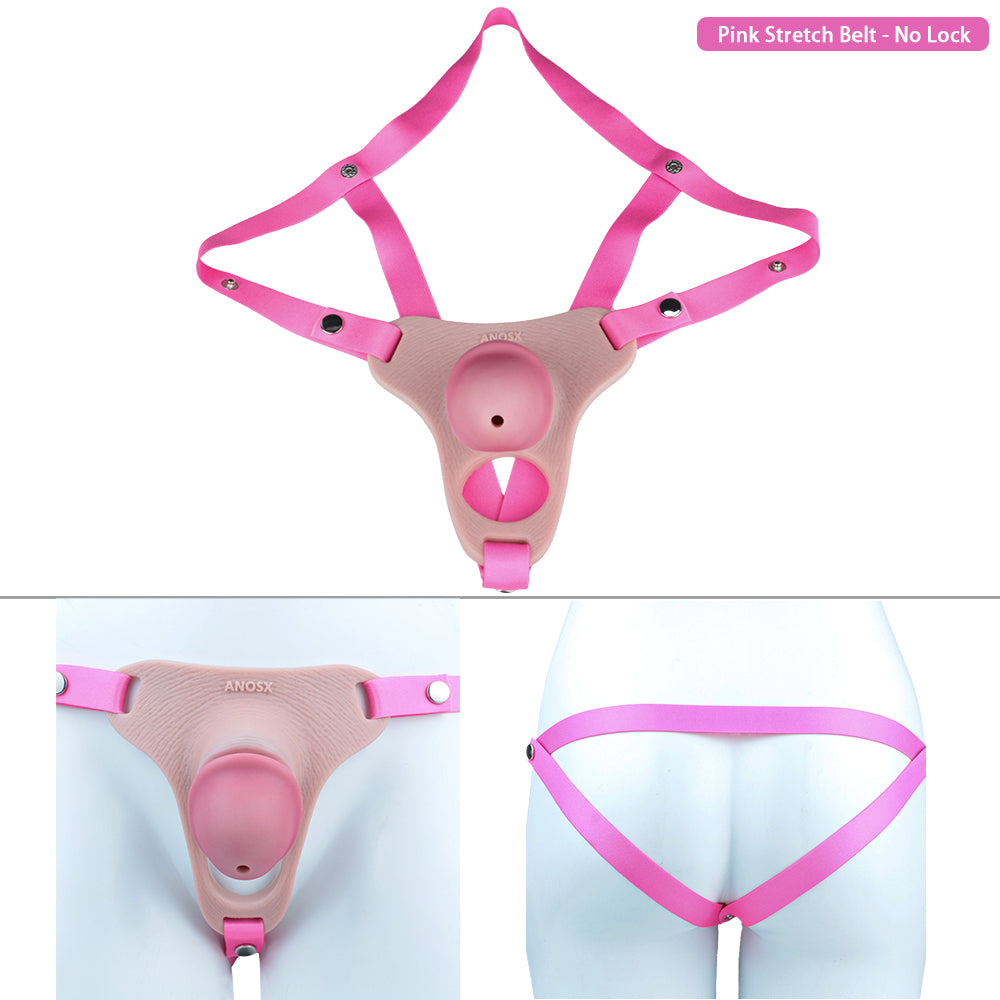 Wearable Penis Male Chastity Pants - Standard Size | AS063