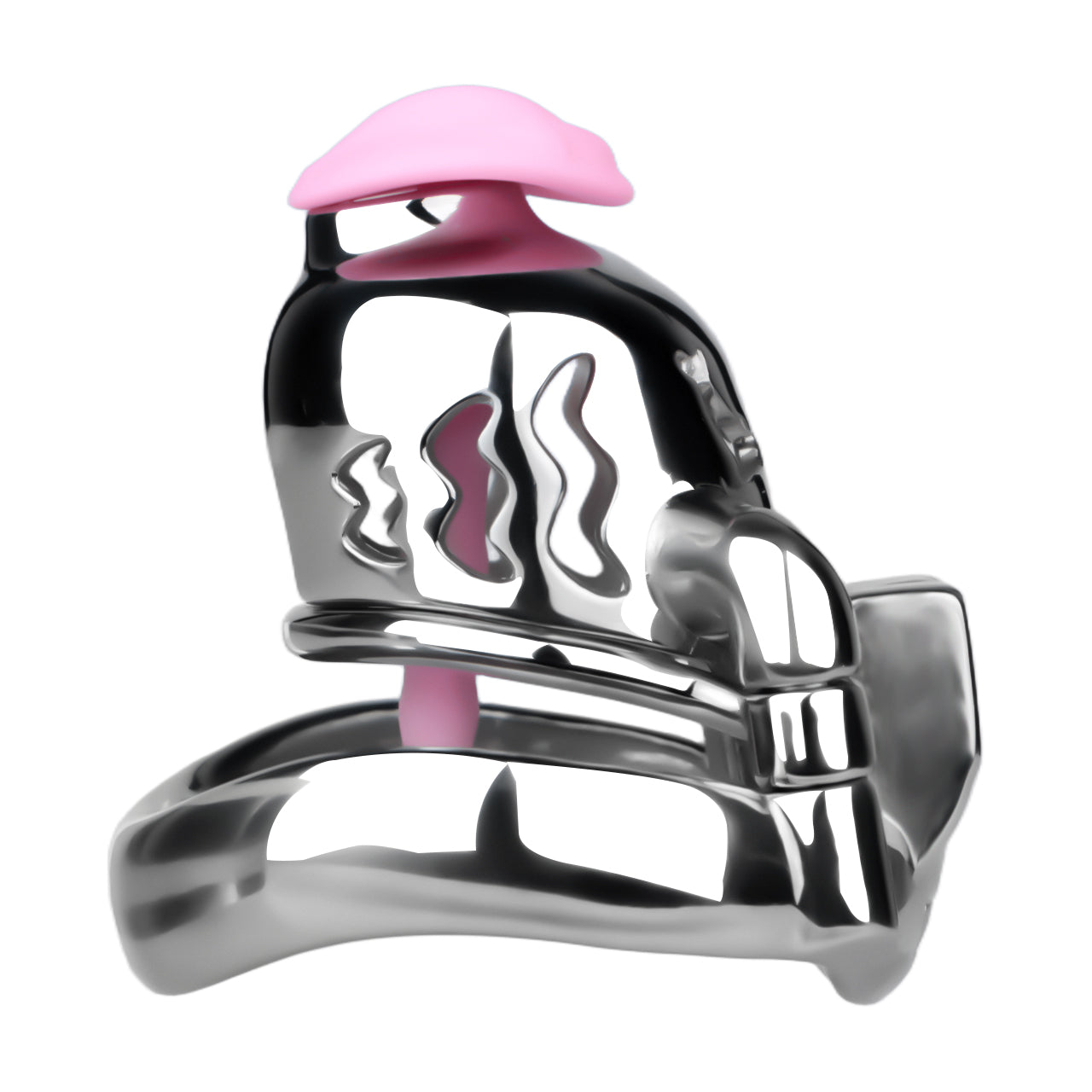 Weighted Chastity Cage Training with Silicone Catheter