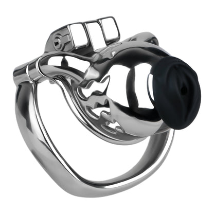 Weighted Chastity Cage Training with Silicone Catheter