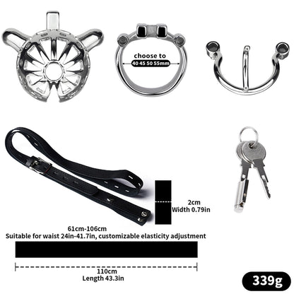 Weighted PA Chastity Cage