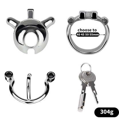 Weighted PA Chastity Cage Training | F262P