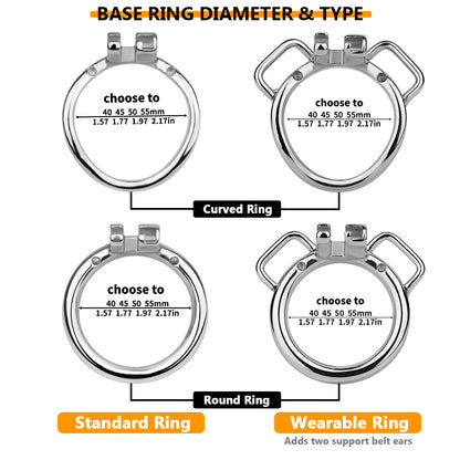 Solar Serpent Coiled Chastity Cage | F316A