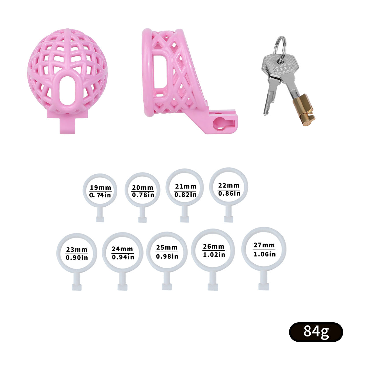 ABS Resin Shaft-Only Chastity Cage | F340A