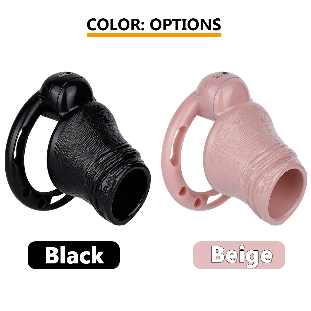 ABS Resin Realistic Penis Cage – Open Head Type