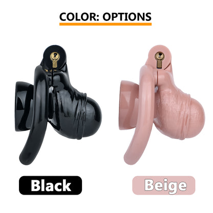 ABS Resin Realistic Dick Chastity Cage – Inverted Type AS036