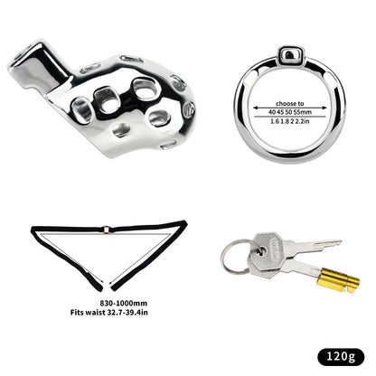 Aluminum Alloy Chastity Cage